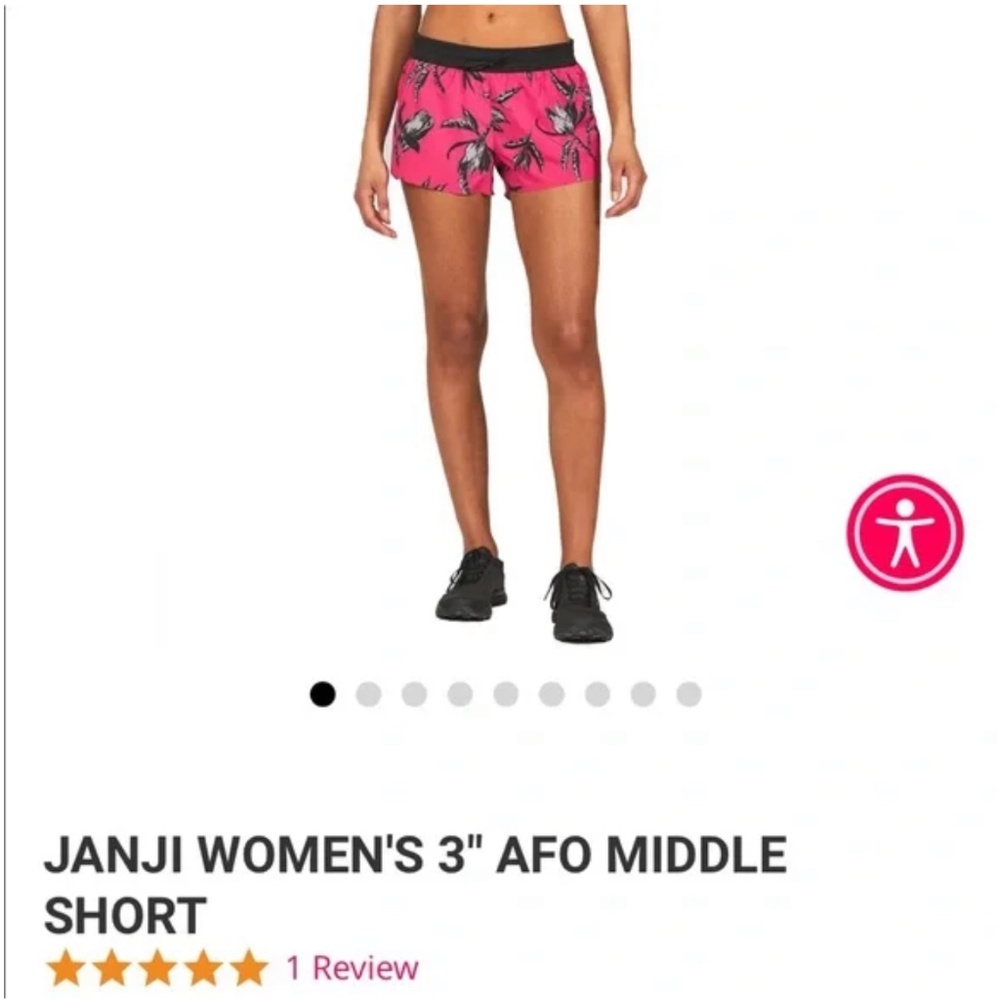 Janji AFO running shorts pink tropical 🌴